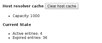google-chrome dns cache
